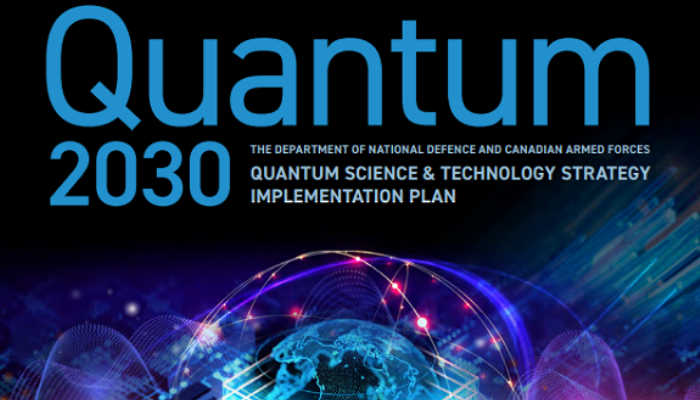 Canadian DND/CAF publishes Quantum Science and Technology Strategy Implementation Plan