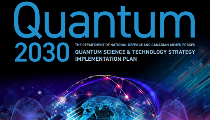 加拿大国防组织发布《量子2030》