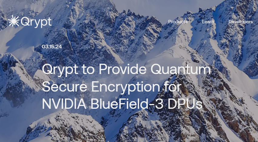 Qrypt为英伟达提供量子安全加密技术