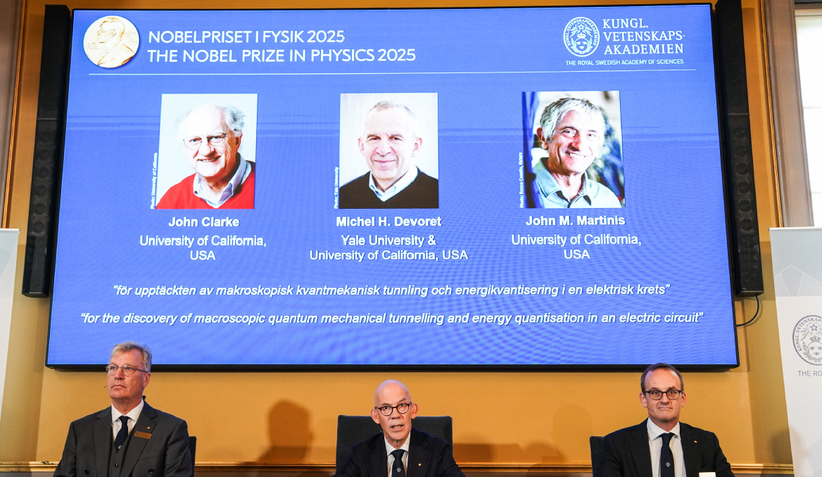 3 scientists win Nobel Prize in Physics for discovery of macroscopic quantum phenomena