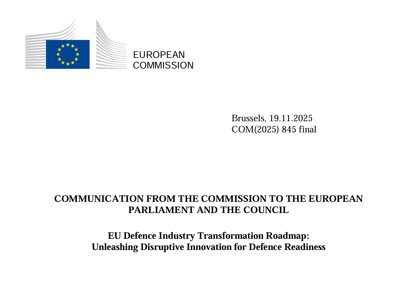 欧盟发布《国防工业转型路线图》，量子技术成强化防务能力关键支柱