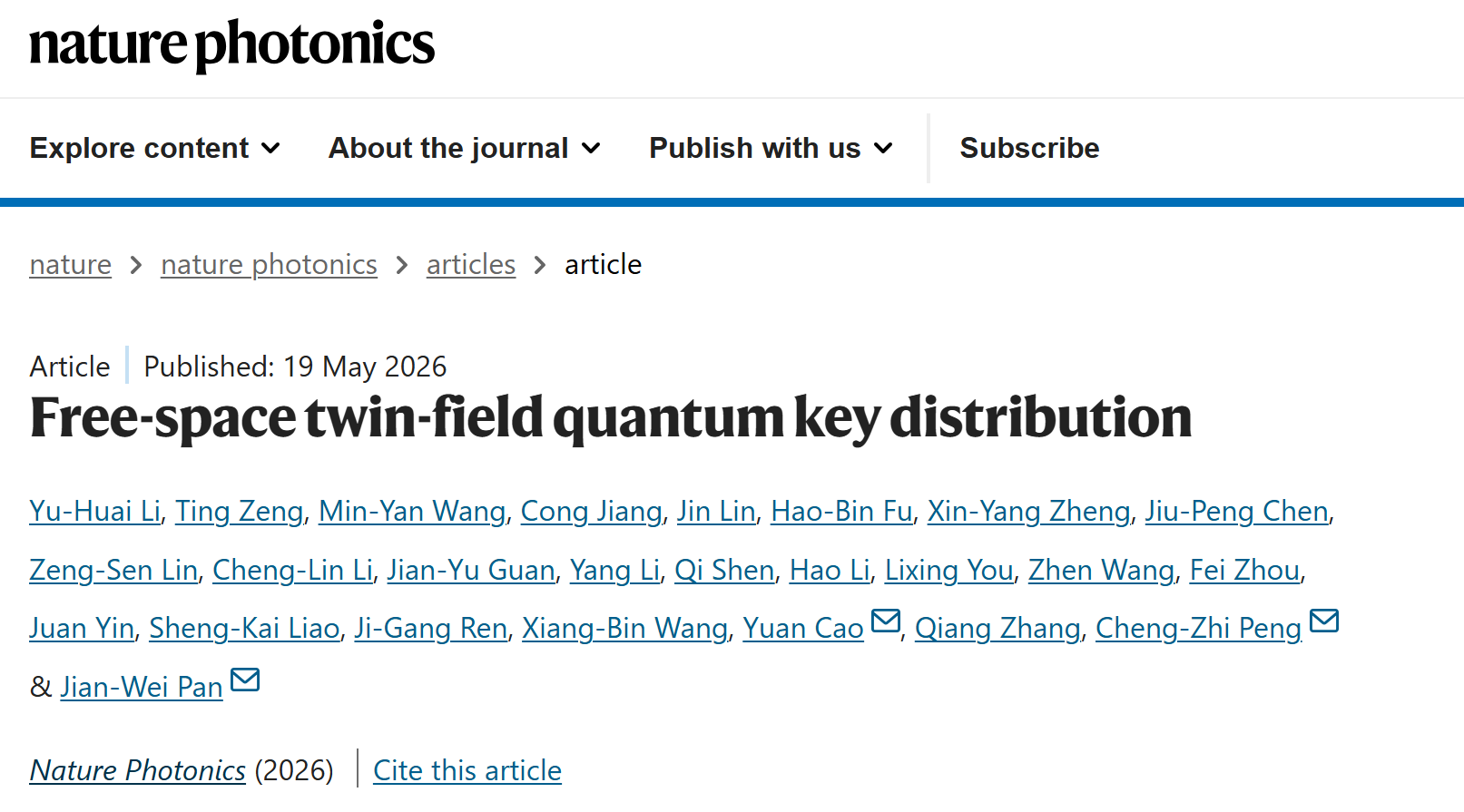 Free-space twin-field quantum key distribution