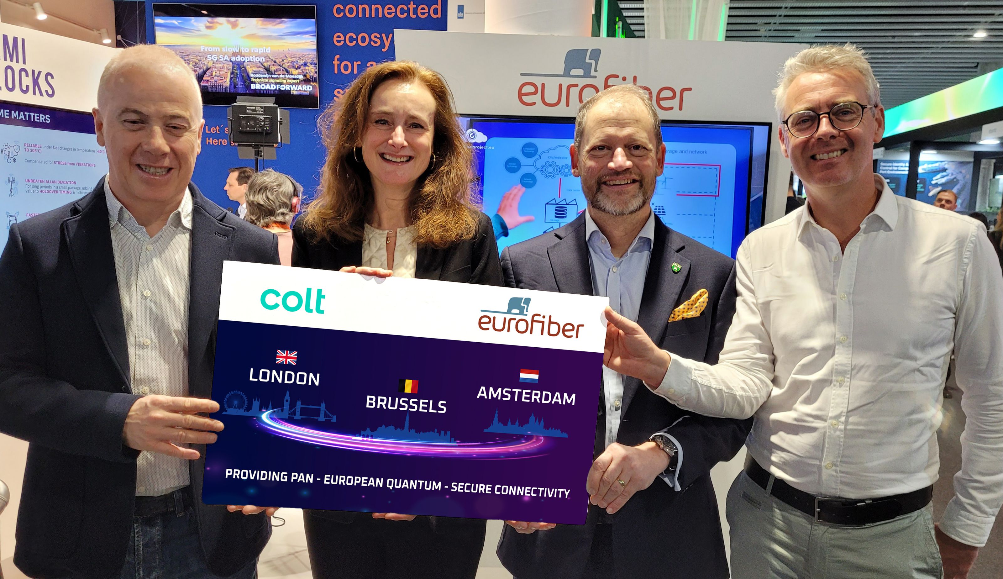 Eurofiber and Colt announce Pan‑European cross-carrier quantum-secured fiber corridor at Mobile World Congress